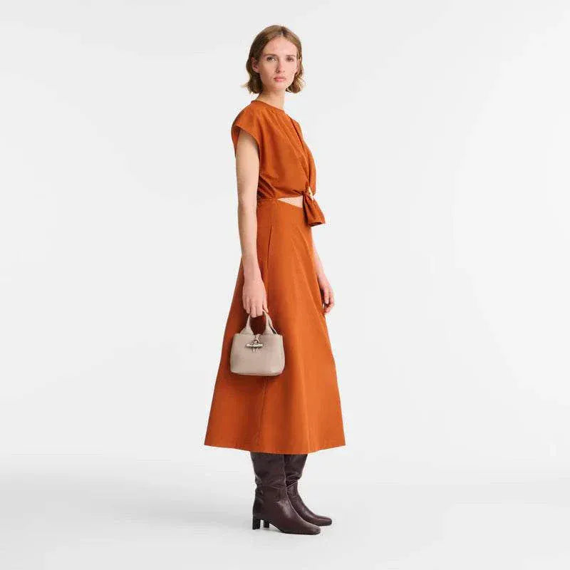 Bamboo Clasp Mini Bag