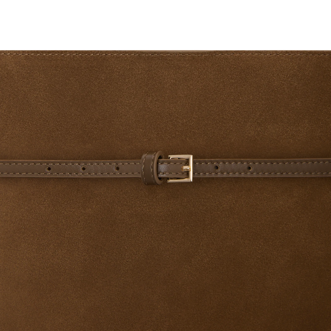 Avenne Suede Belted Tote Bag
