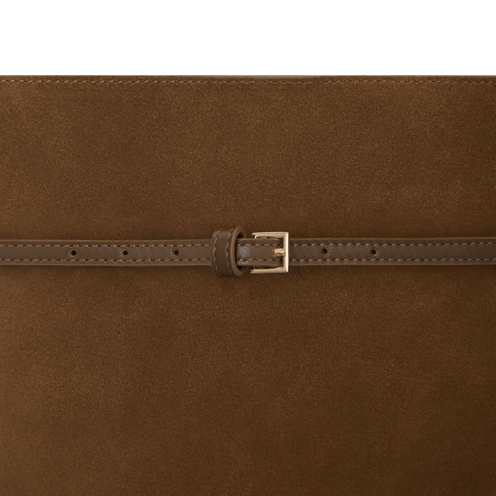Avenne Suede Belted Tote Bag