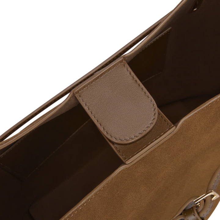 Avenne Suede Belted Tote Bag