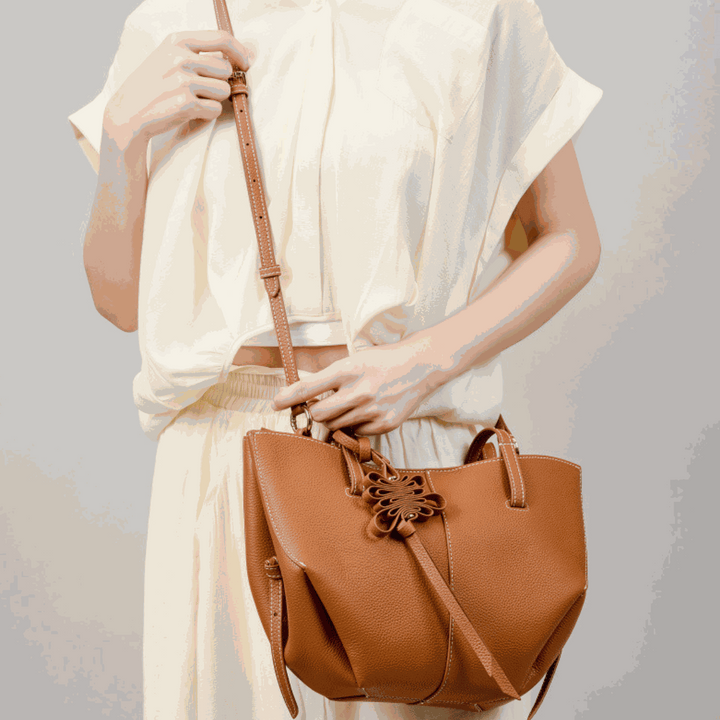 Aveline Textured Shoulder Bag