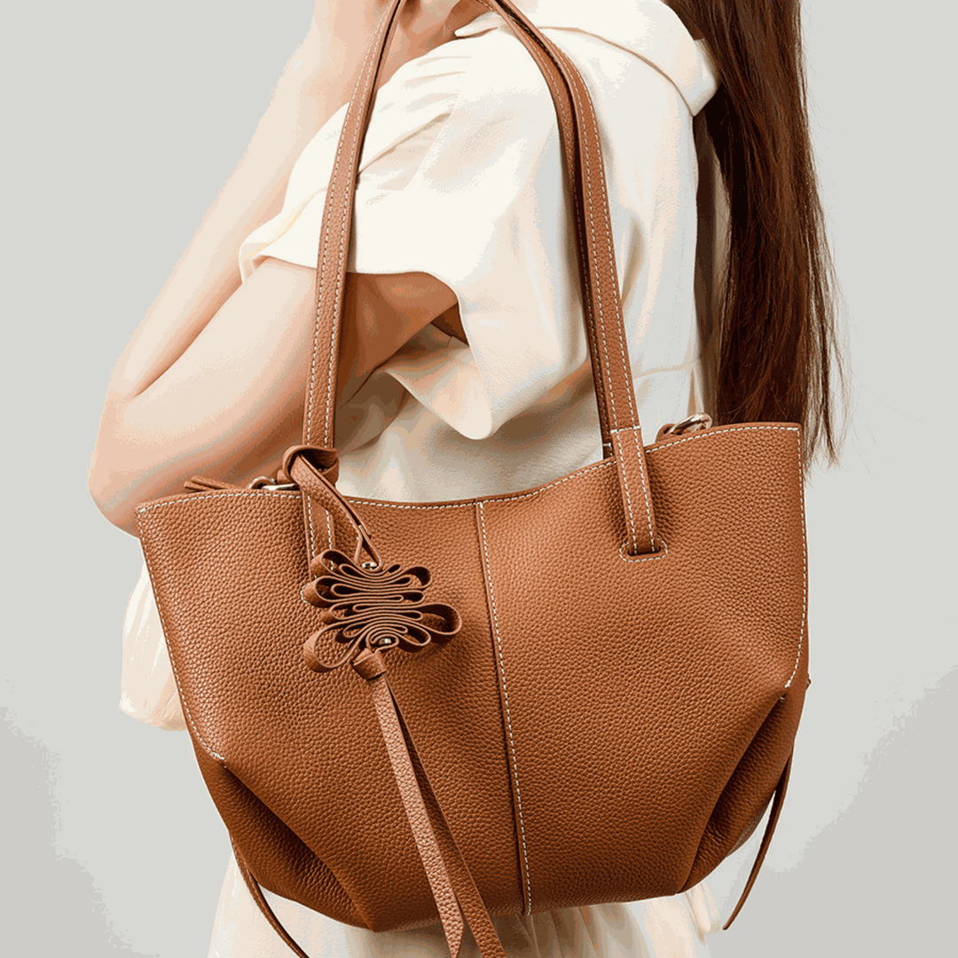 Aveline Textured Shoulder Bag