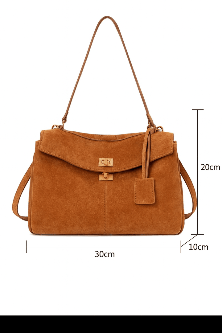 Roveo Suede Shoulder Bag