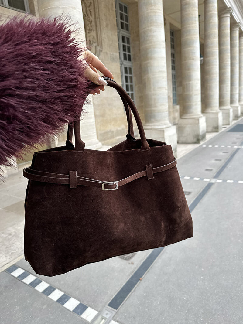 Comelia Suede Bag