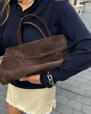 Comelia Suede Bag