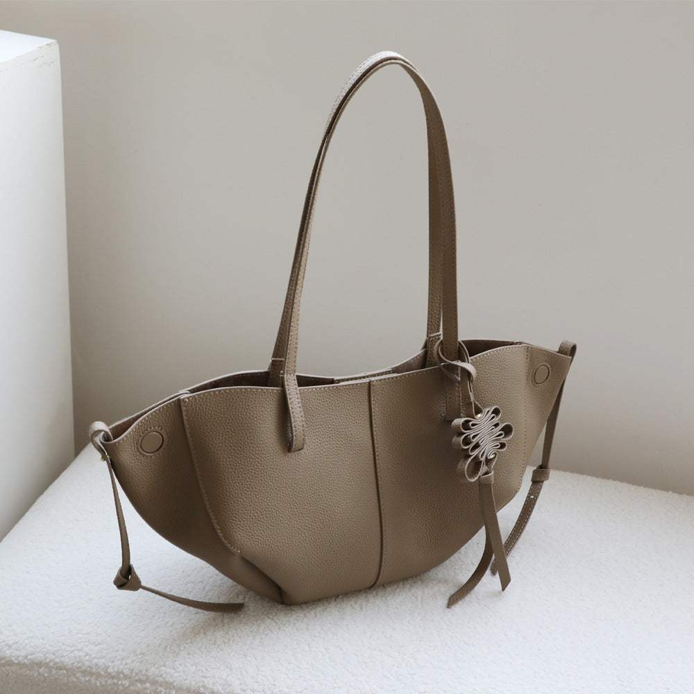 Aveline Textured Shoulder Bag