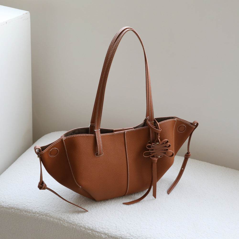 Aveline Textured Shoulder Bag