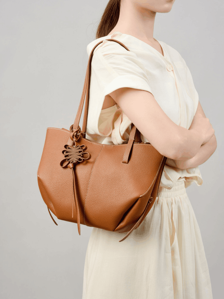 Aveline Textured Shoulder Bag