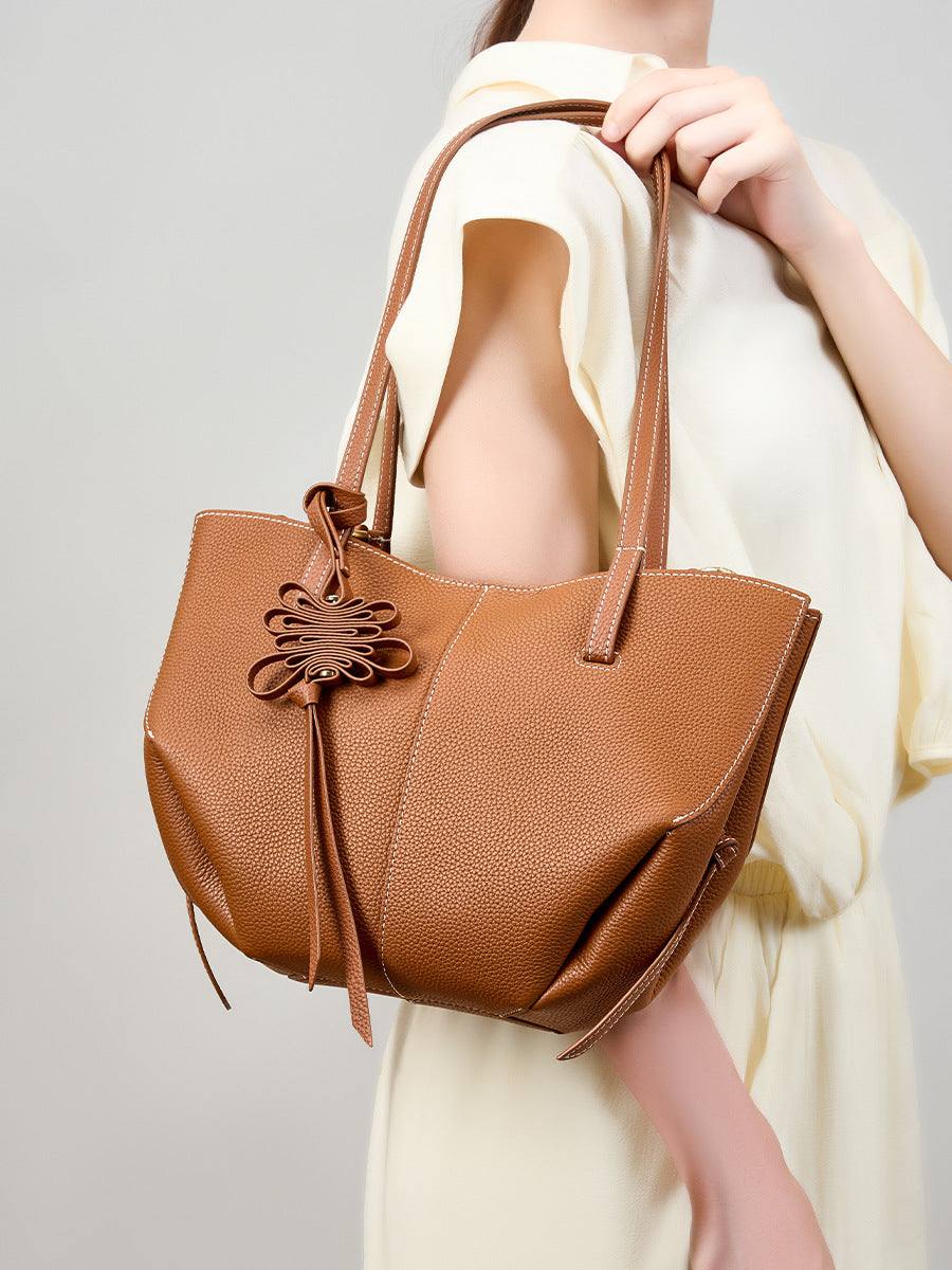 Aveline Textured Shoulder Bag