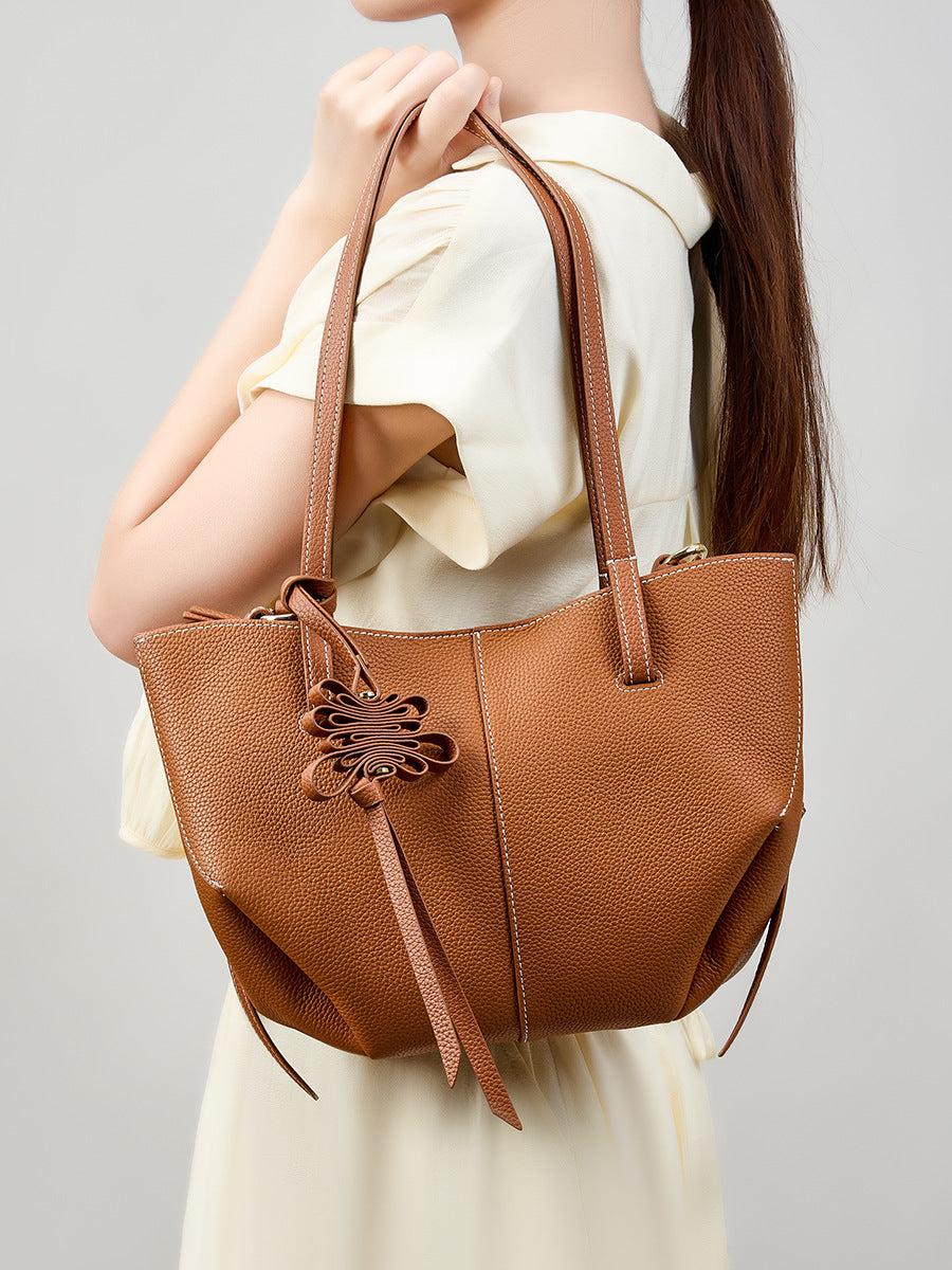 Aveline Textured Shoulder Bag