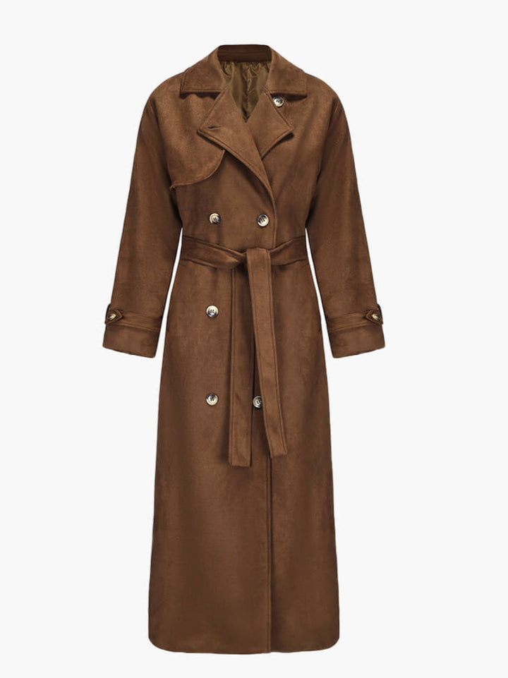 Evalyn Suede Trench Coat