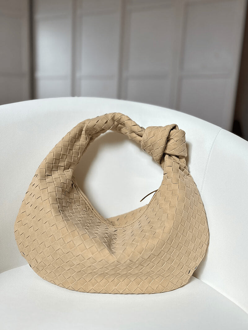 Aurelia Woven Suede Bag