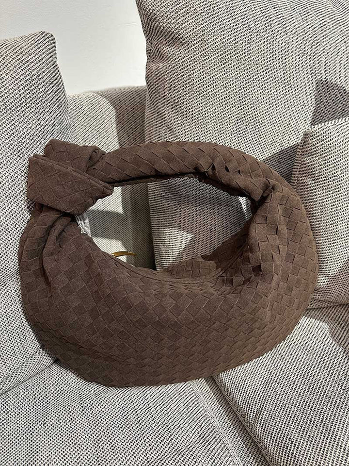 Aurelia Woven Suede Bag