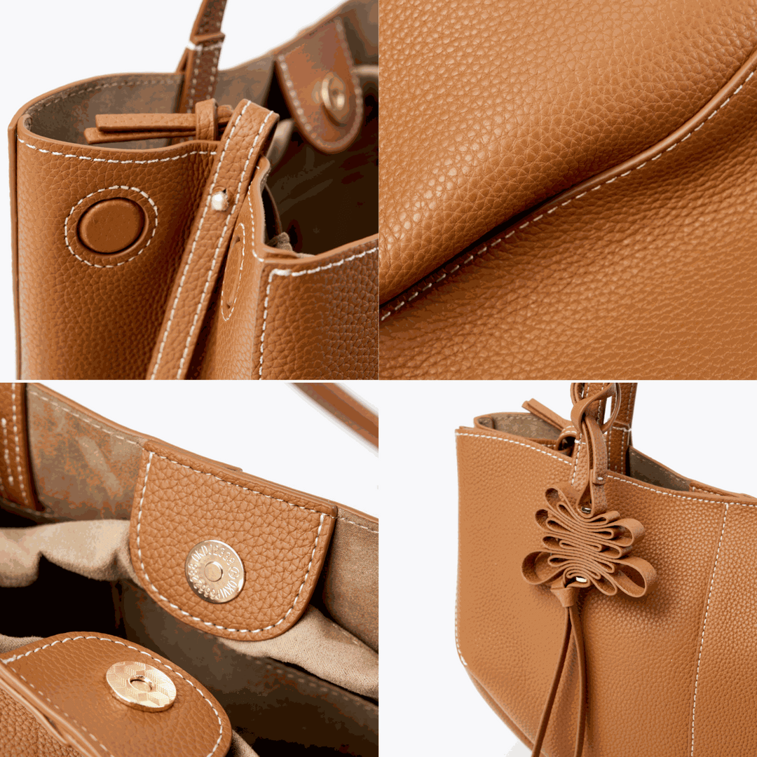 Aveline Textured Shoulder Bag