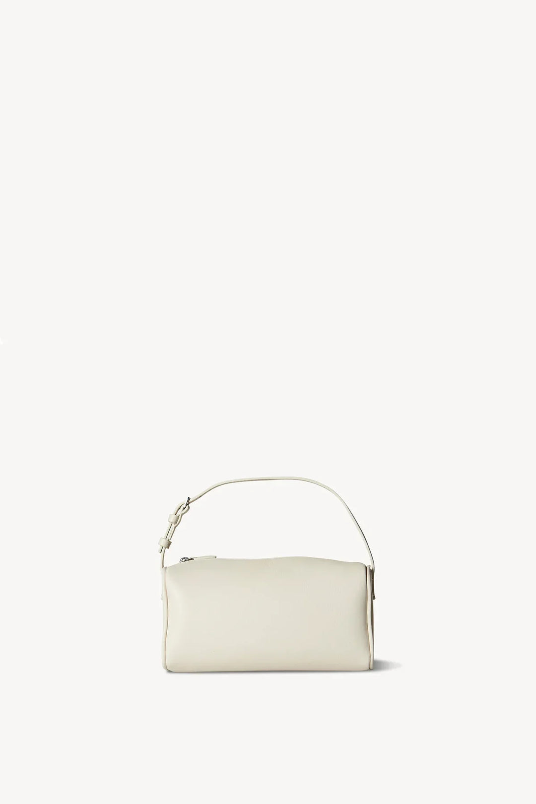 Marielle 90s mini structured handbag in ivory vegan leather