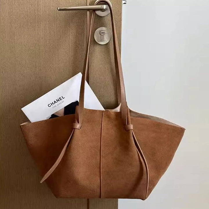 Savina Suede Tote