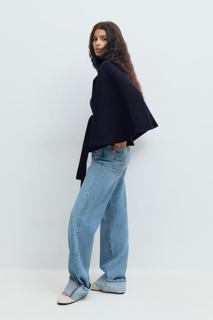 Olivia Cape-Jacke mit Gürtel