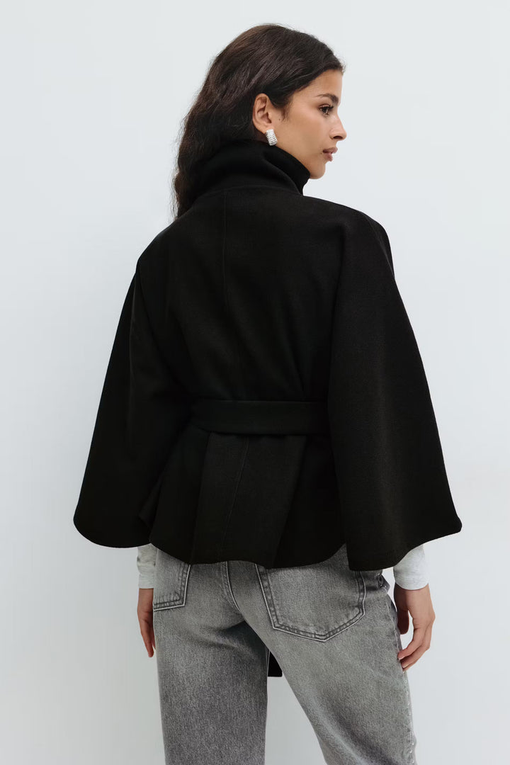 Olivia Cape-Jacke mit Gürtel