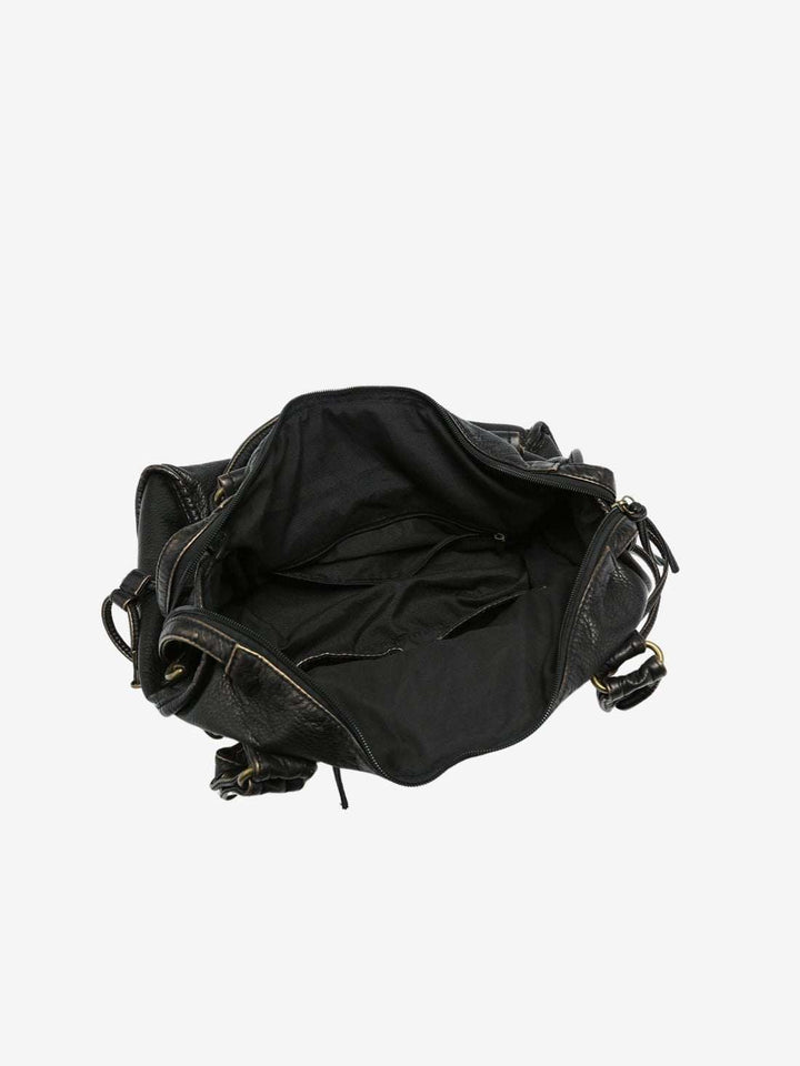 SEAME - SEAME - Black Shoulder Bag for Women in High - Quality Vegan Leather, Stylish &amp; Versatile Default